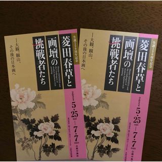 JR京都伊勢丹「えき」菱田春草と画壇の挑戦者たち　招待券２枚 (美術館/博物館)