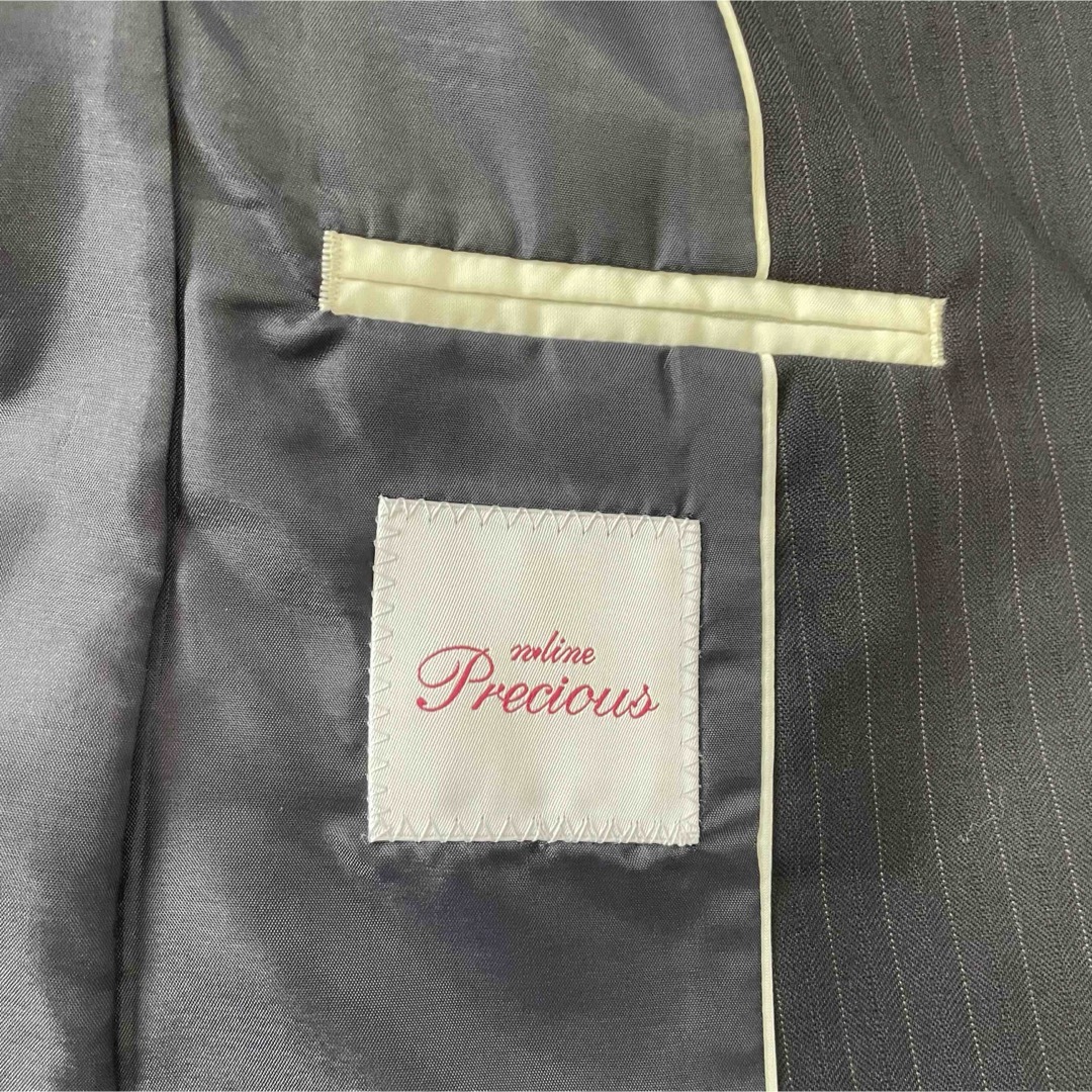 青山(アオヤマ)のn-line Precious スカート  スーツ ネイビー　上11・下9 レディースのフォーマル/ドレス(スーツ)の商品写真