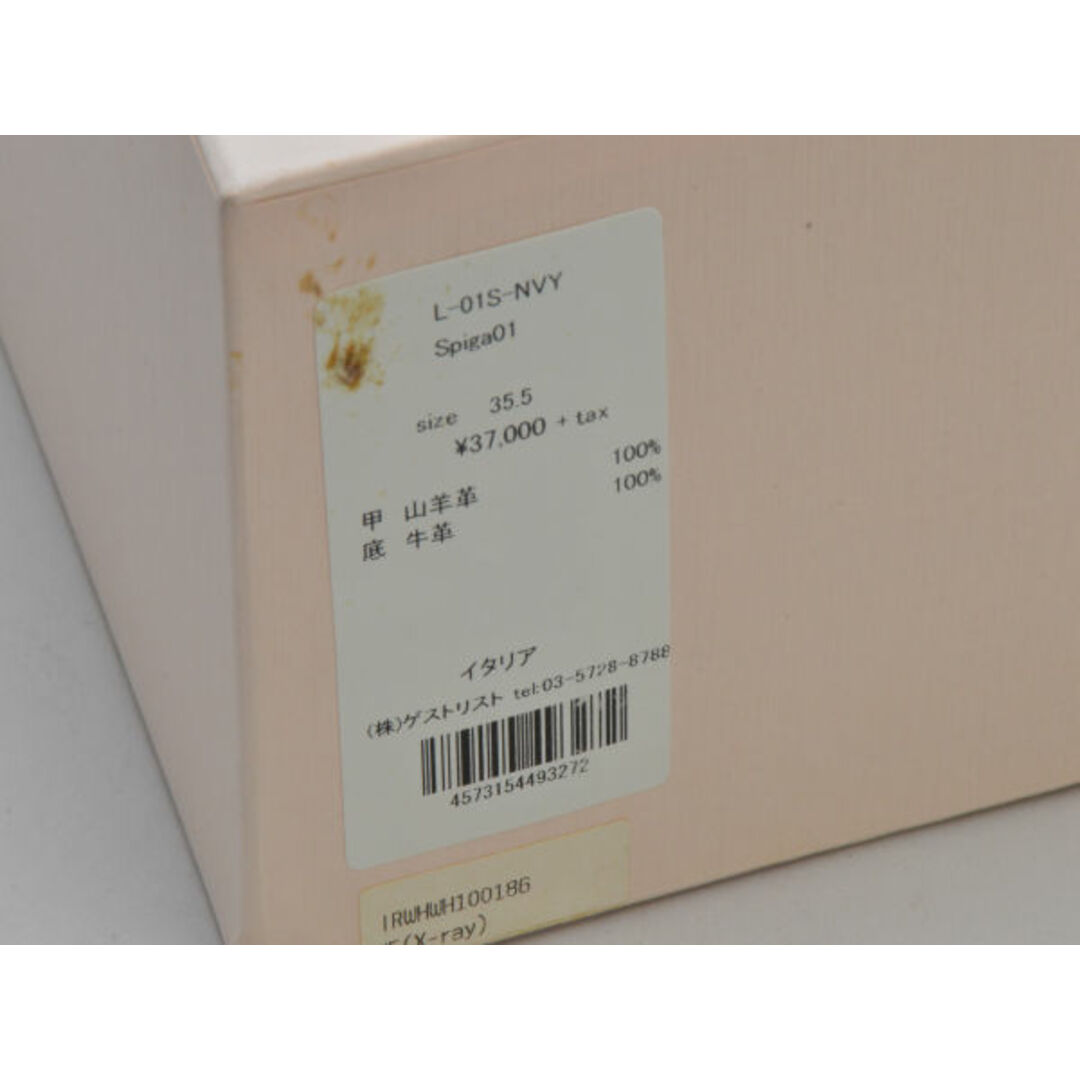 ルチェンティ LUCENTI パンプス スウェードレザー 35.5サイズ ネイビー レディース e_u F-LSHOE4887 レディースの靴/シューズ(ハイヒール/パンプス)の商品写真