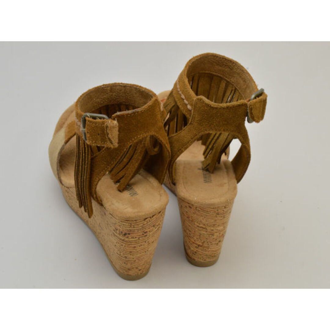 Minnetonka(ミネトンカ)のミネトンカ MINNETONKA サンダル フリンジ POPPY 71327DST 6(23.0cm)サイズ ブラウン レディース u_s F-LSHOE4909 レディースの靴/シューズ(サンダル)の商品写真