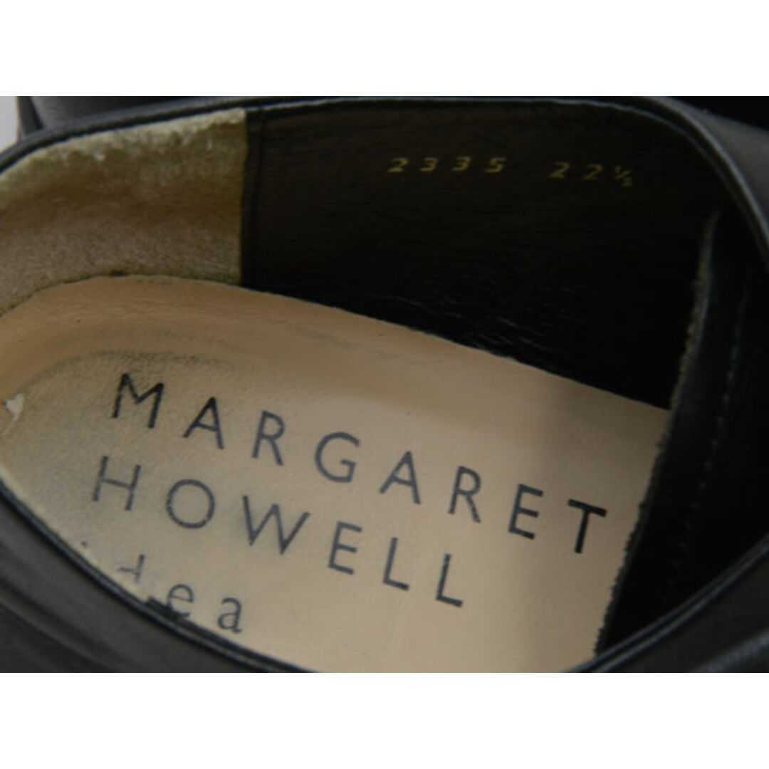 MARGARET HOWELL(マーガレットハウエル)のマーガレットハウエル MARGARET HOWELL シューズ 22.5cm ブラック レディース e_u F-LSHOE4952 レディースの靴/シューズ(ローファー/革靴)の商品写真