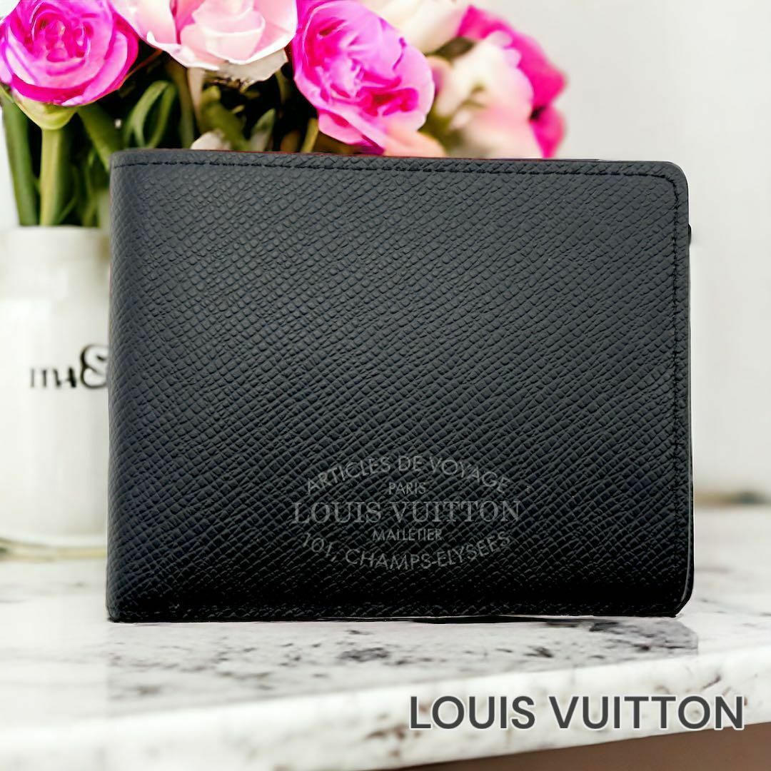 LOUIS VUITTON(ルイヴィトン)のルイヴィトン タイガポルトフォイユミュルティプル 二つ折りコンパクト財布 レディースのファッション小物(財布)の商品写真