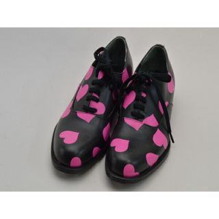 コムデギャルソン COMME des GARCONS シューズ ピンクハート 22.5cm ブラック レディース j_p F-LSHOE5010