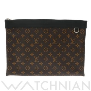 ルイヴィトン(LOUIS VUITTON)の中古 ルイ ヴィトン LOUIS VUITTON M69411 TN5210 メンズ クラッチバッグ モノグラムマカサー ブラウン モノグラムマカサー(セカンドバッグ/クラッチバッグ)