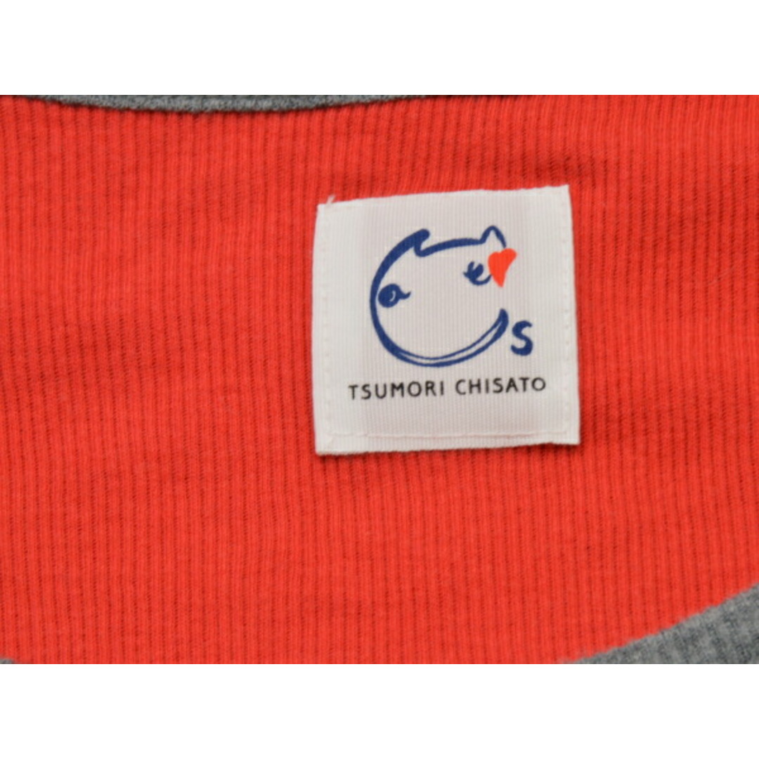 TSUMORI CHISATO(ツモリチサト)のツモリチサト cat's TSUMORI CHISATO Tシャツ/カットソー 猫 2サイズ グレー レディース j_p F-M10219 レディースのトップス(Tシャツ(半袖/袖なし))の商品写真