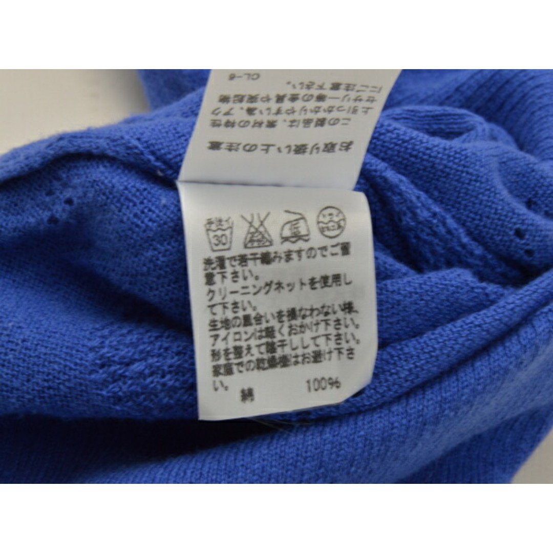 TSUMORI CHISATO(ツモリチサト)のツモリチサト TSUMORI CHISATO Cat's ニット ネコ 足跡柄 2サイズ ブルー レディース j_p s_z F-M10246 レディースのトップス(ニット/セーター)の商品写真