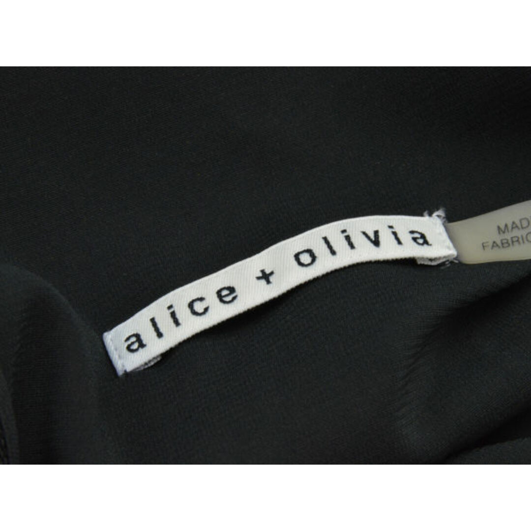 アリスアンドオリビア alice + olivia 花柄 レース ワンピース/ドレス 4サイズ ブラック×レッド レディース F-M10473 レディースのワンピース(ミニワンピース)の商品写真