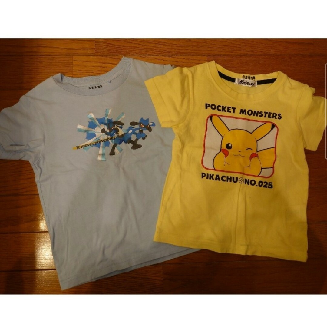 ポケモン(ポケモン)の110cm　ポケモン　Tシャツ　セット キッズ/ベビー/マタニティのキッズ服男の子用(90cm~)(Tシャツ/カットソー)の商品写真