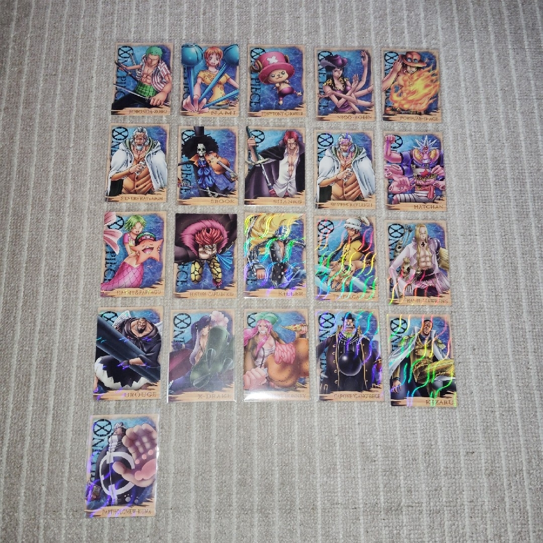 ワンピース コレクションカードガム　85枚 エンタメ/ホビーのアニメグッズ(カード)の商品写真