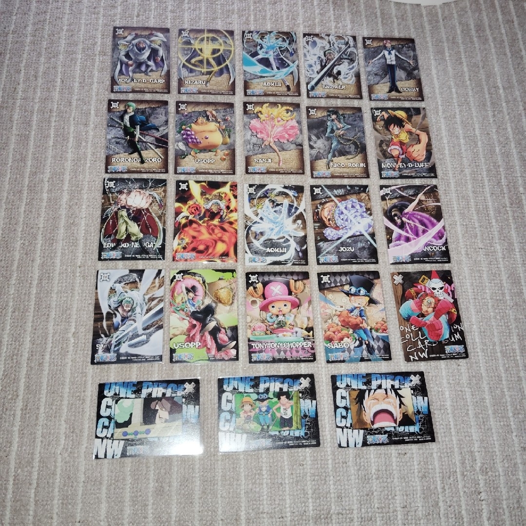 ワンピース コレクションカードガム　85枚 エンタメ/ホビーのアニメグッズ(カード)の商品写真