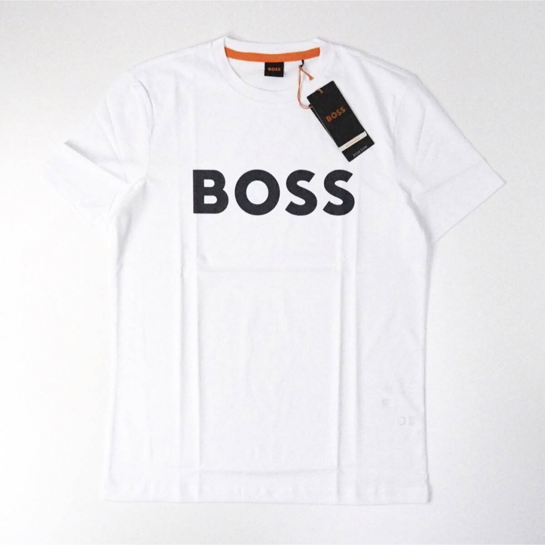 HUGO BOSS(ヒューゴボス)のBOSS ヒューゴボス 半袖 Tシャツ メンズ コットン  3XL ホワイト白 メンズのトップス(Tシャツ/カットソー(半袖/袖なし))の商品写真