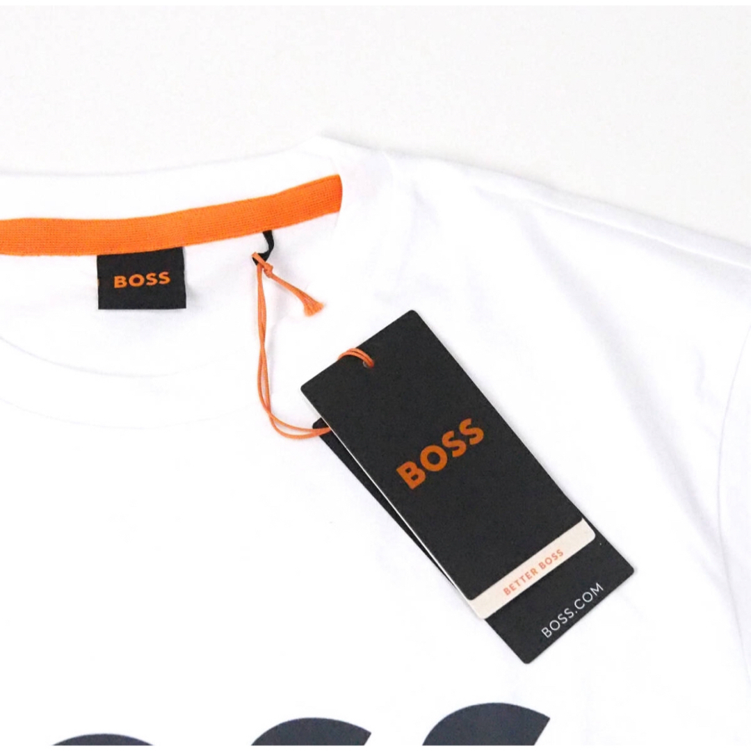 HUGO BOSS(ヒューゴボス)のBOSS ヒューゴボス 半袖 Tシャツ メンズ コットン  3XL ホワイト白 メンズのトップス(Tシャツ/カットソー(半袖/袖なし))の商品写真