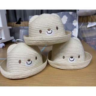 ニシマツヤ(西松屋)の麦わらハット48.50(帽子)