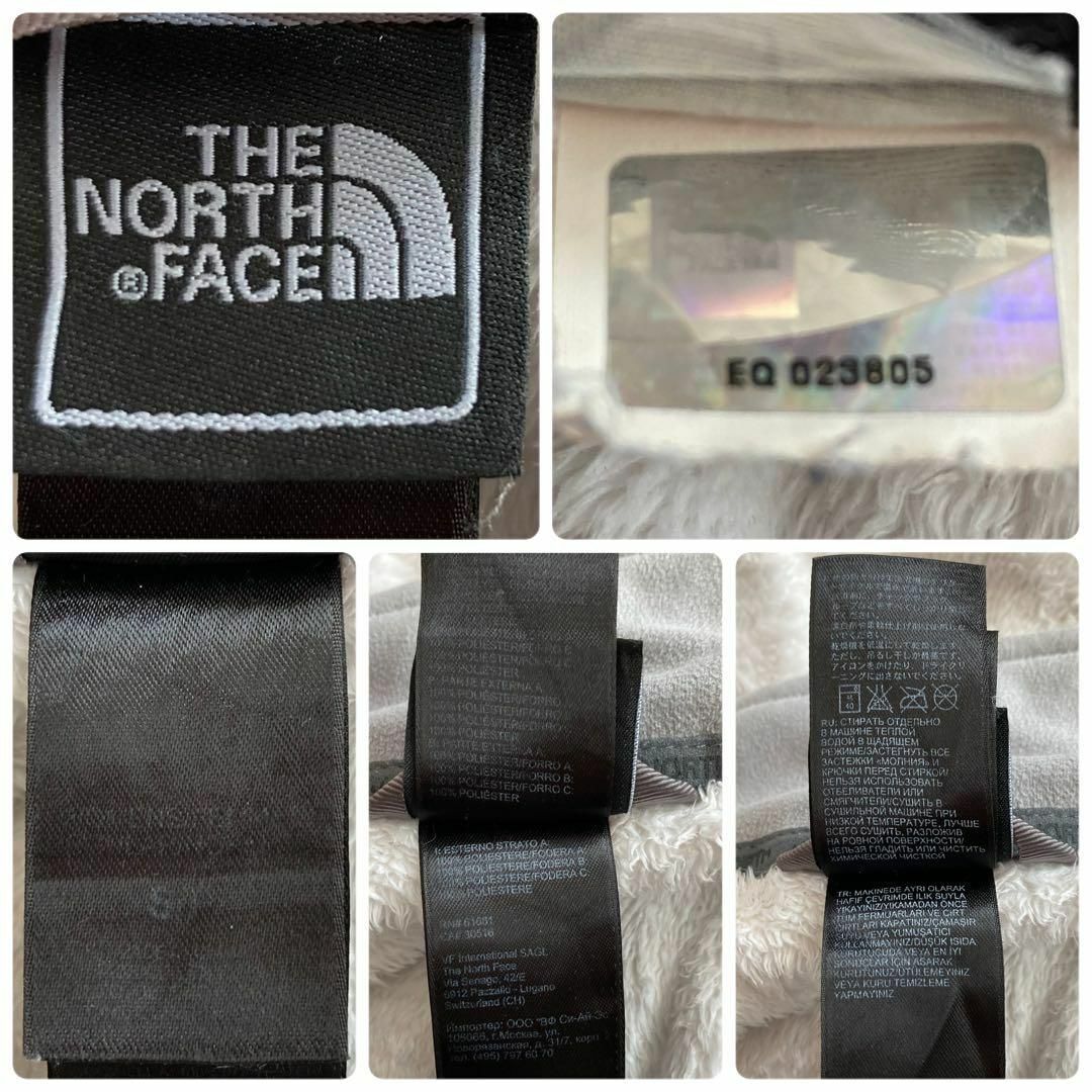 THE NORTH FACE(ザノースフェイス)のIN78 US規格ノースフェイスワンポイント刺繍ロゴ全面ボアフリース希少サイズ レディースのジャケット/アウター(ブルゾン)の商品写真