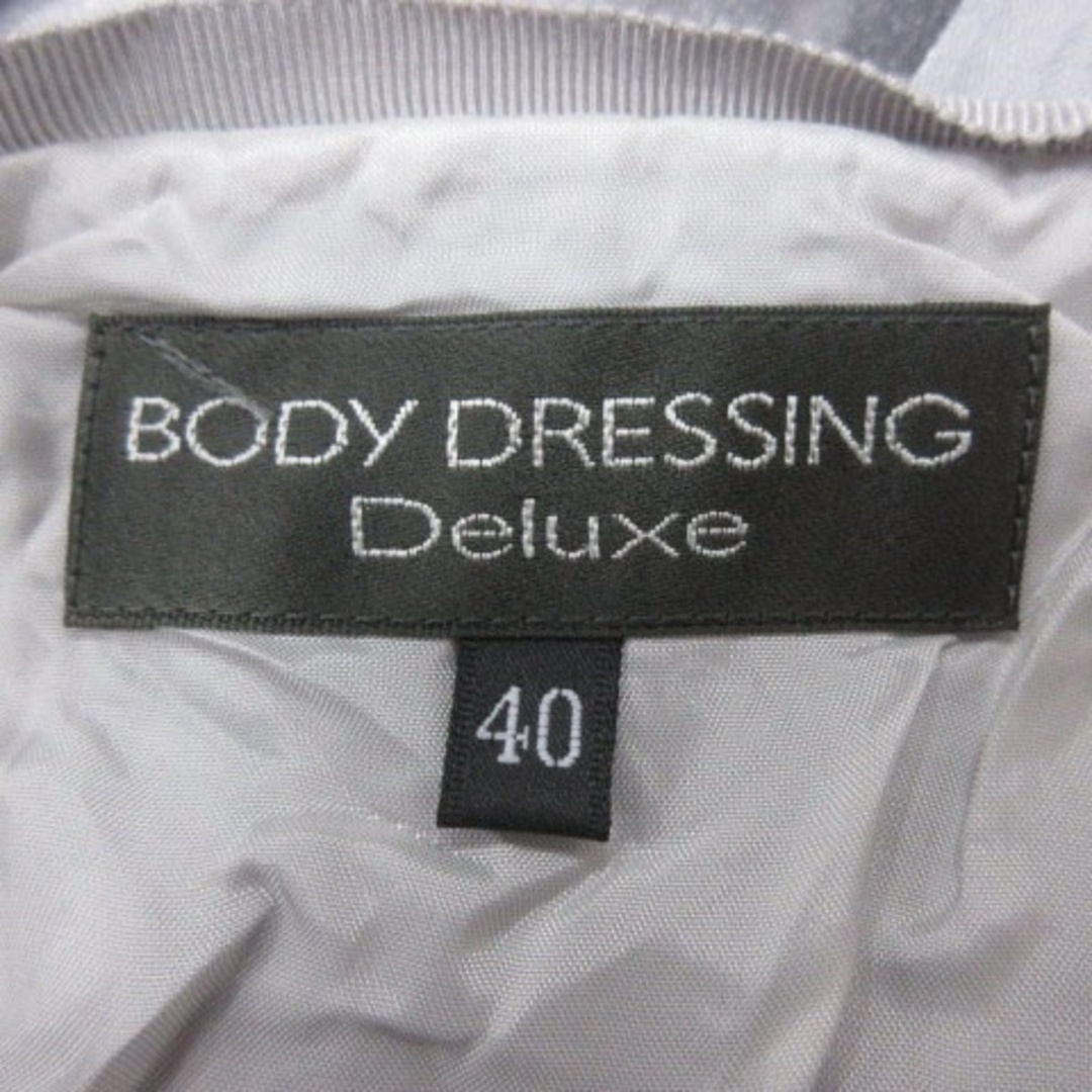 BODY DRESSING Deluxe(ボディドレッシングデラックス)のボディドレッシングデラックス プリーツスカート ミニ 40 ライトグレー レディースのスカート(ミニスカート)の商品写真