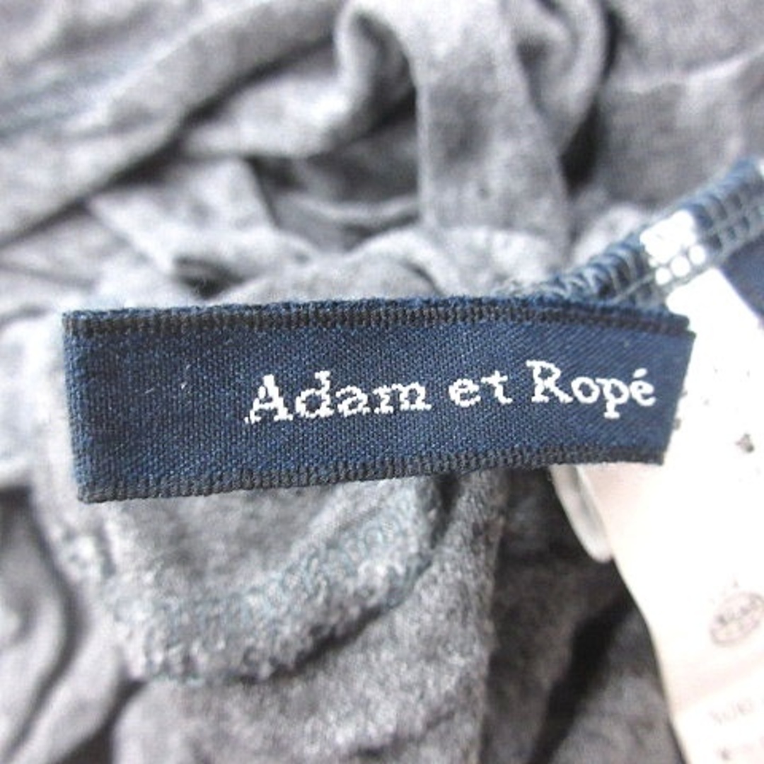 Adam et Rope'(アダムエロぺ)のアダムエロペ Tシャツ カットソー ボートネック プリント 五分袖 38 レディースのトップス(その他)の商品写真