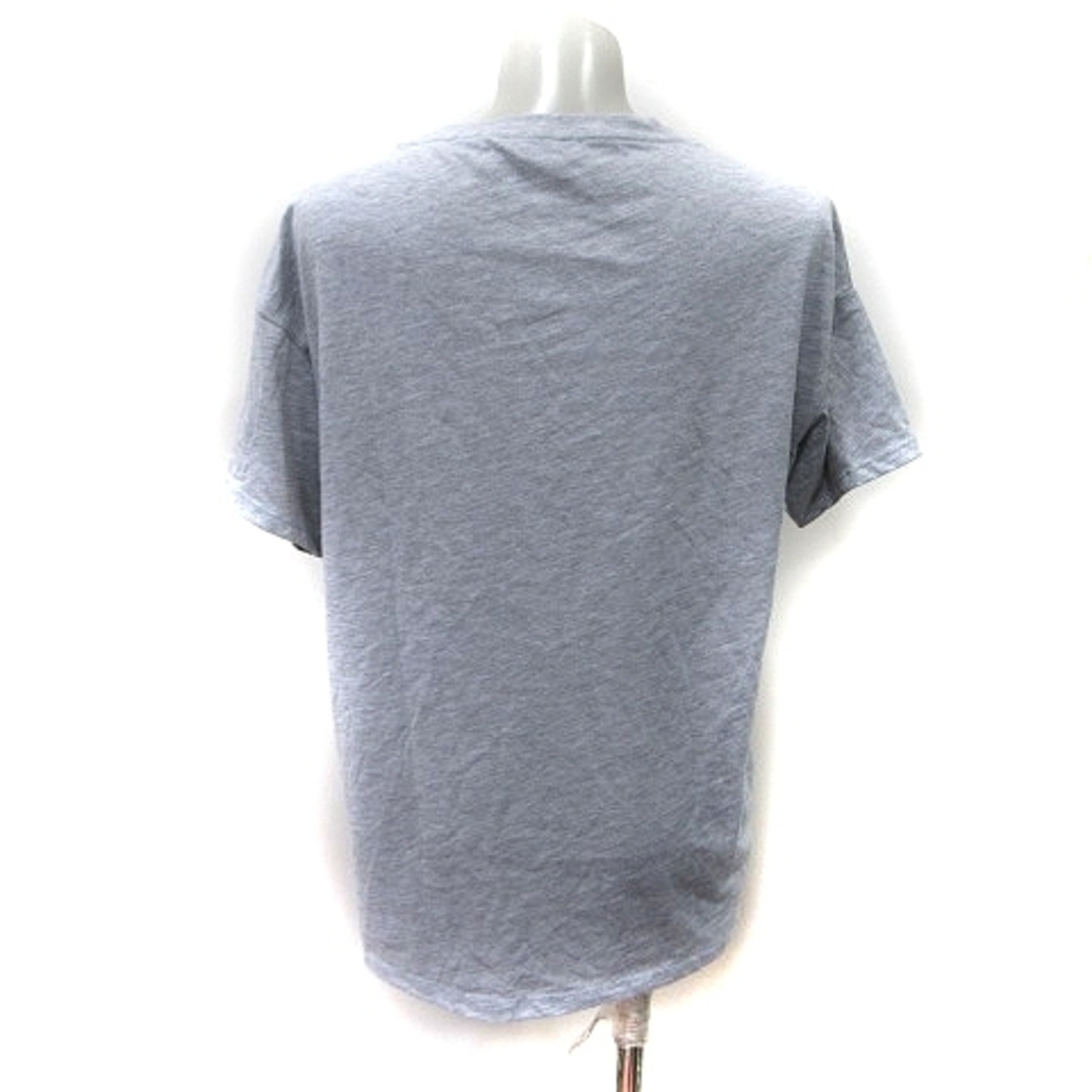 ZARA(ザラ)のザラ Tシャツ カットソー 半袖 フェイクファー ビジュー グレー /YI レディースのトップス(Tシャツ(半袖/袖なし))の商品写真