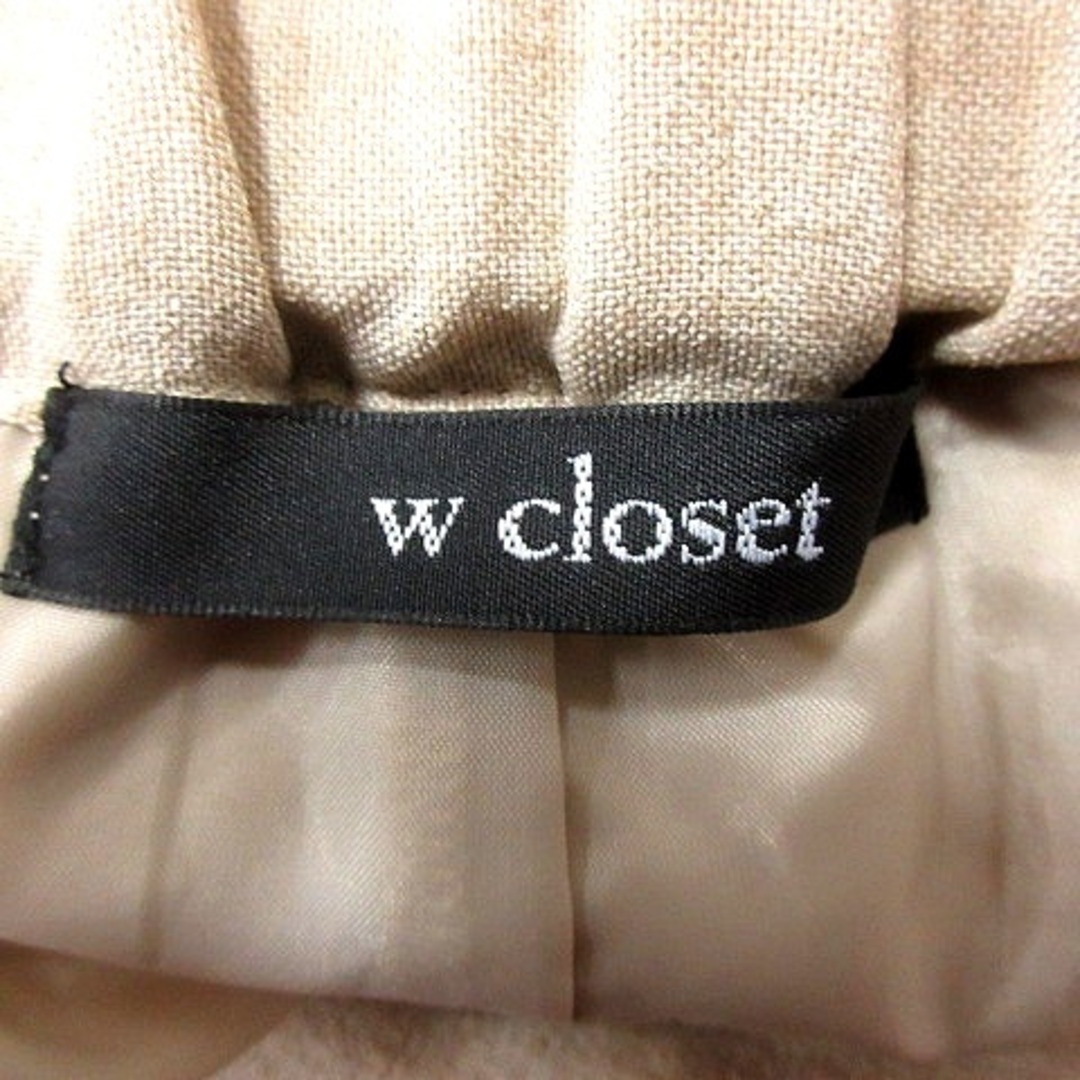 w closet(ダブルクローゼット)のダブルクローゼット w closet パンツ スラックス F ベージュ /RT レディースのパンツ(その他)の商品写真