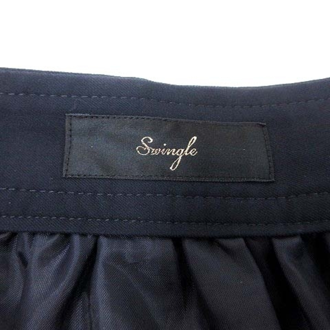 Swingle(スウィングル)のSwingle フレアスカート ミモレ ロング XS 紺 ネイビー /YK レディースのスカート(ロングスカート)の商品写真