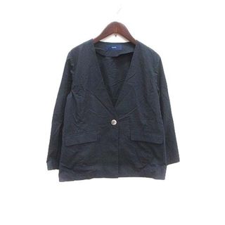 シップス(SHIPS)のシップス SHIPS ジャケット ノーカラー 38 紺 ネイビー /YK(その他)