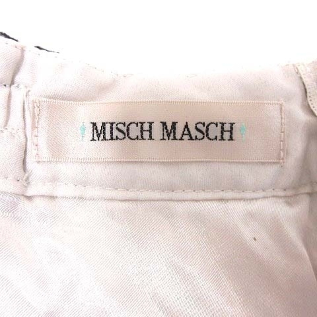 MISCH MASCH(ミッシュマッシュ)のミッシュマッシュ フレアスカート ひざ丈 総レース 総柄 2 白 ホワイト 黒 レディースのスカート(ひざ丈スカート)の商品写真