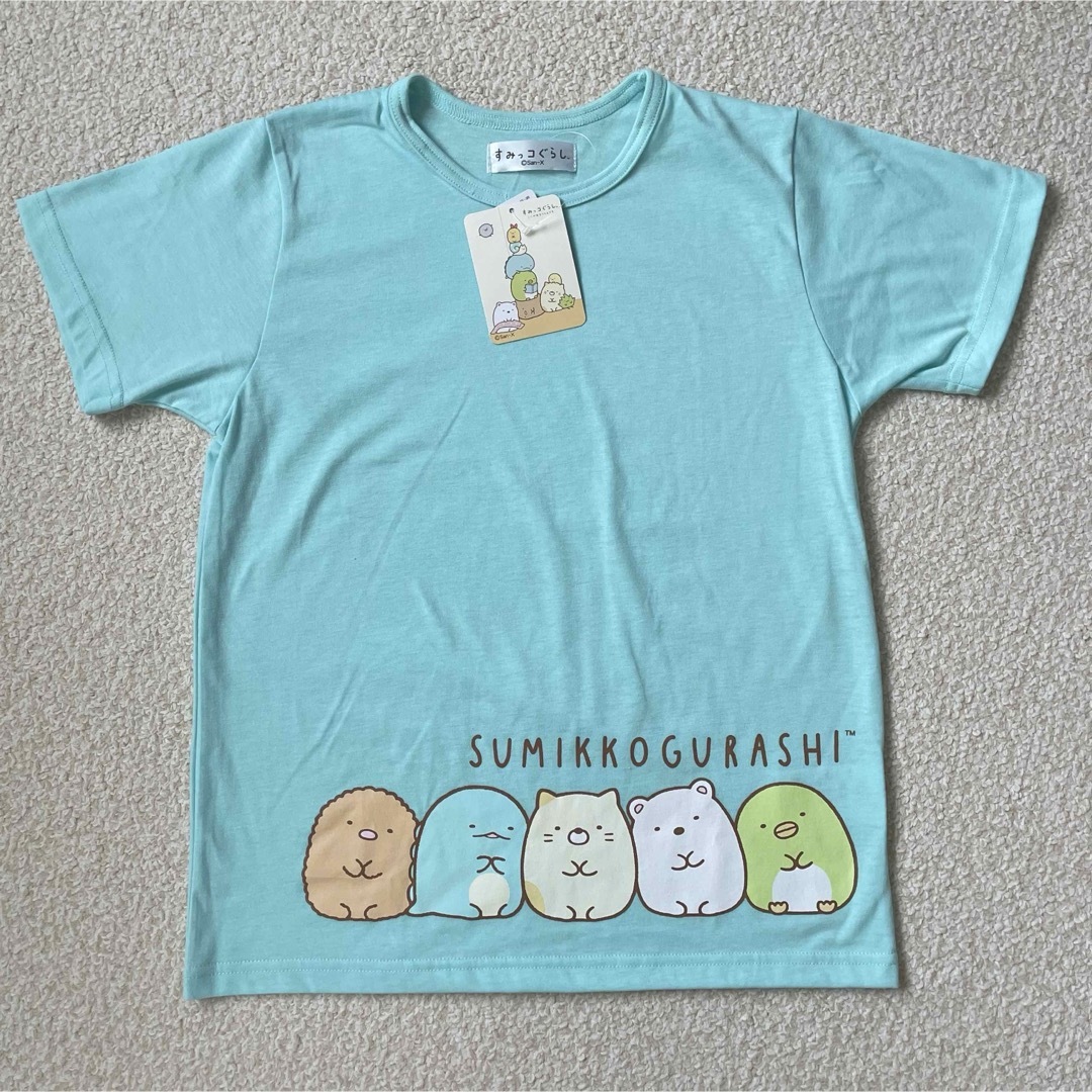 すみっコぐらし(スミッコグラシ)の新品★すみっコぐらし 半袖 ハーフパンツ 夏用 パジャマ キッズ 女の子 130 キッズ/ベビー/マタニティのキッズ服女の子用(90cm~)(パジャマ)の商品写真