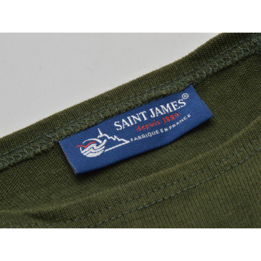 SAINT JAMES(セントジェームス)のセントジェームス SAINT JAMES 長袖 カットソー XSサイズ オリーブグリーン レディース F-M11474 レディースのトップス(Tシャツ(半袖/袖なし))の商品写真