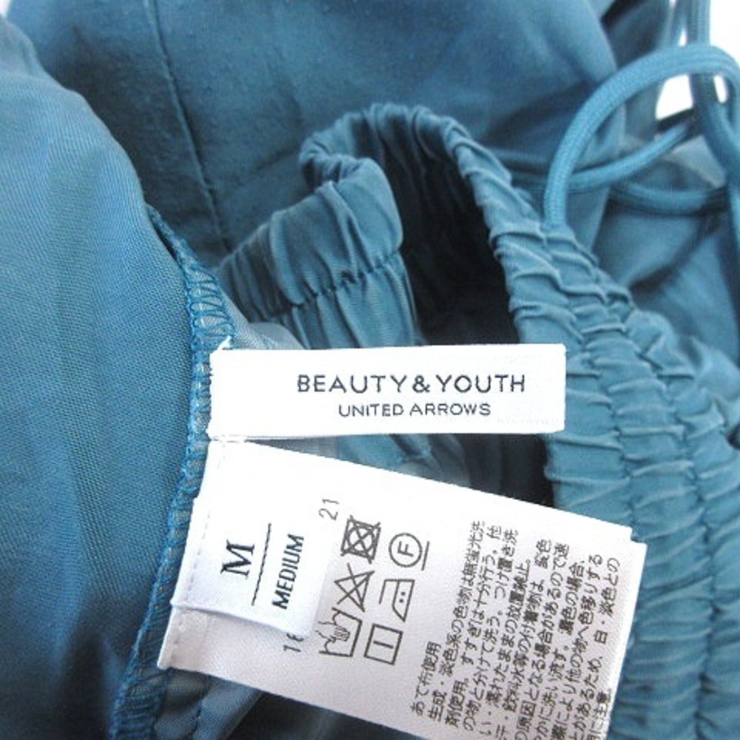 BEAUTY&YOUTH UNITED ARROWS(ビューティアンドユースユナイテッドアローズ)のB&Y ユナイテッドアローズ イージーパンツ スラックス テーパード M 水色 レディースのパンツ(その他)の商品写真