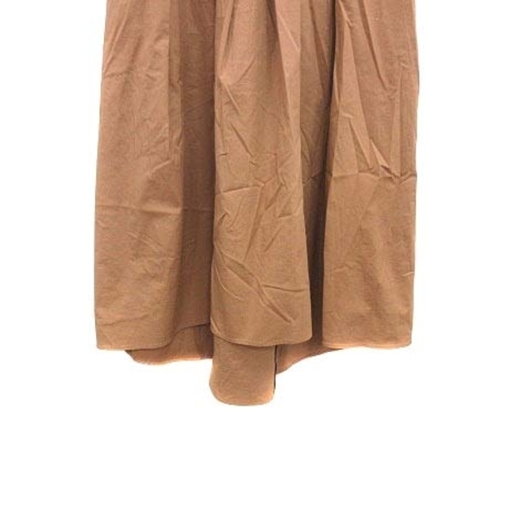エムズセレクト m’s select フレアスカート ロング 36 茶 ブラウン レディースのスカート(ロングスカート)の商品写真