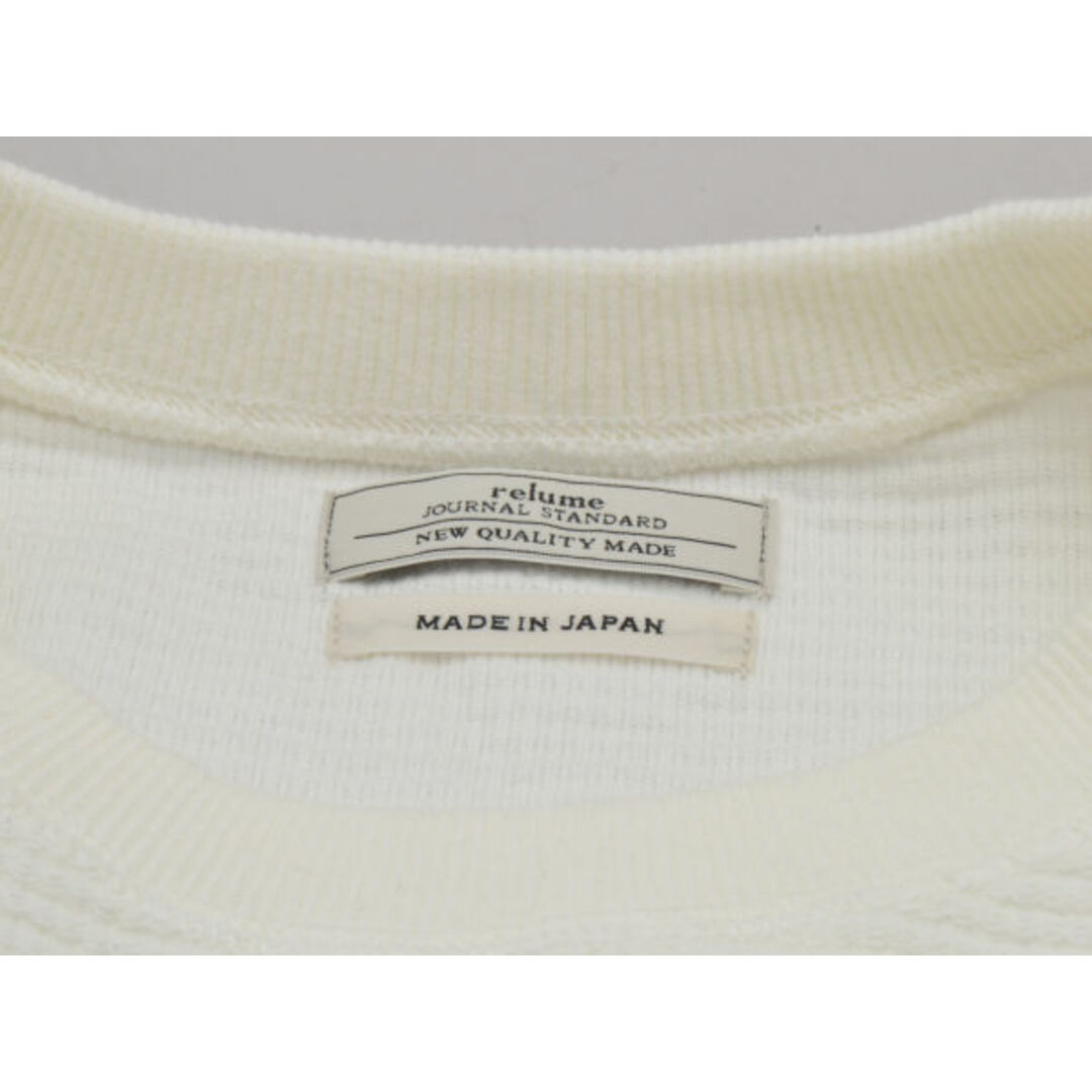 JOURNAL STANDARD(ジャーナルスタンダード)のジャーナルスタンダード JOURNAL STANDARD relume カットソー Fサイズ ホワイト レディース F-M11719 レディースのトップス(Tシャツ(半袖/袖なし))の商品写真