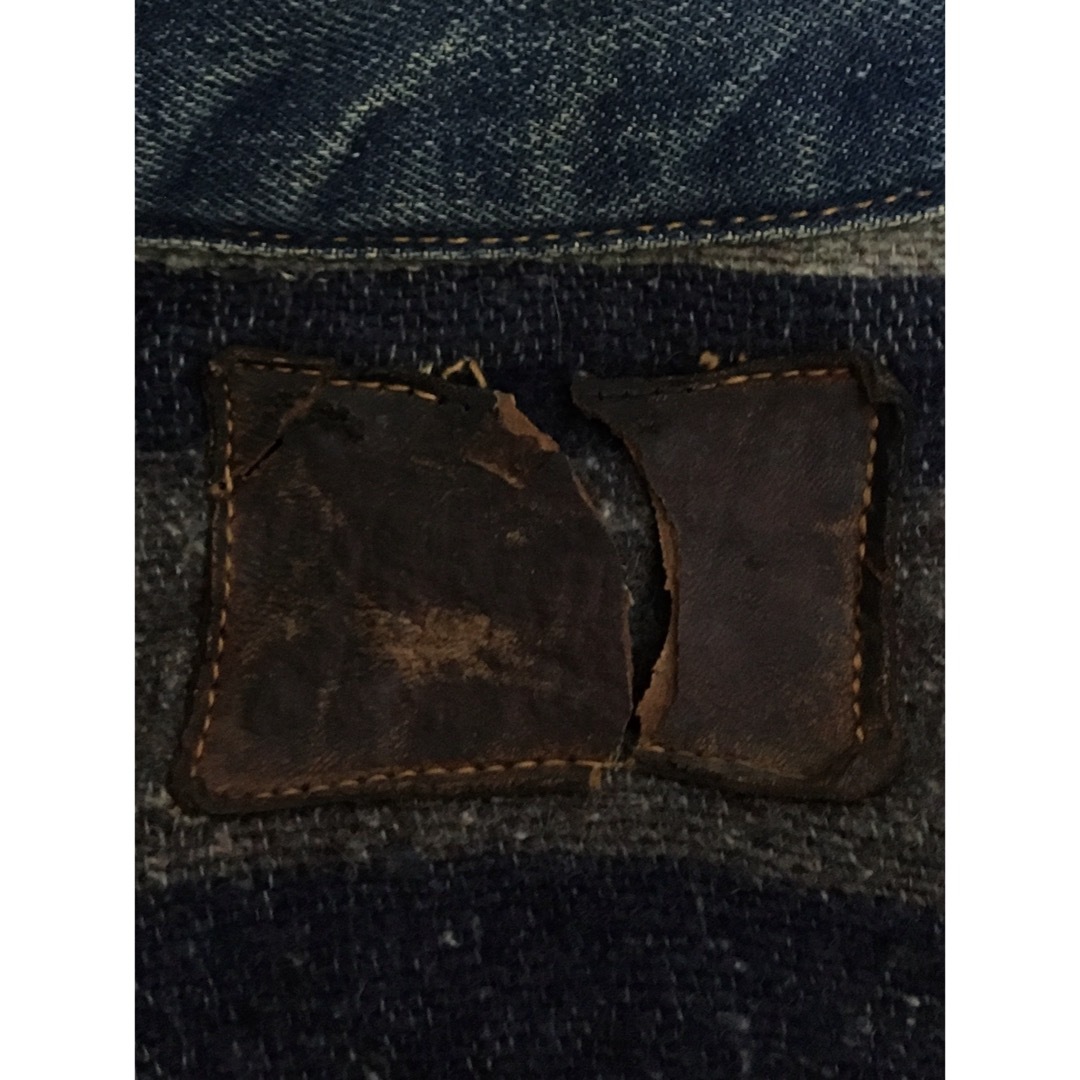 Levi's(リーバイス)の【革パッチ】真紺 40-42 517XX 507XX ハギ付同等サイズリーバイス メンズのジャケット/アウター(Gジャン/デニムジャケット)の商品写真