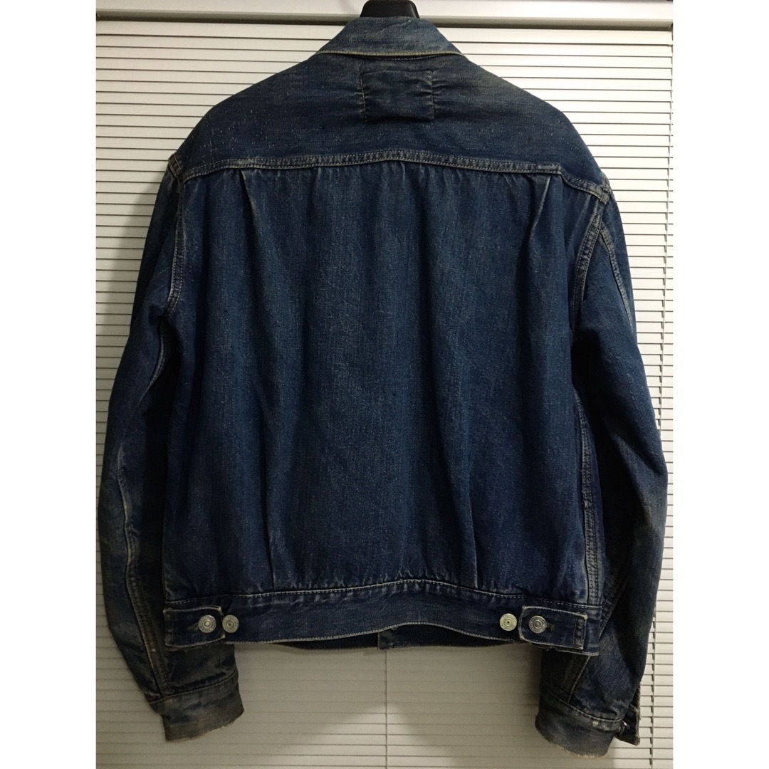 Levi's(リーバイス)の【革パッチ】真紺 40-42 517XX 507XX ハギ付同等サイズリーバイス メンズのジャケット/アウター(Gジャン/デニムジャケット)の商品写真