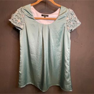 リエンダ(rienda)のrienda リエンダ 半袖カットソー size M(カットソー(半袖/袖なし))