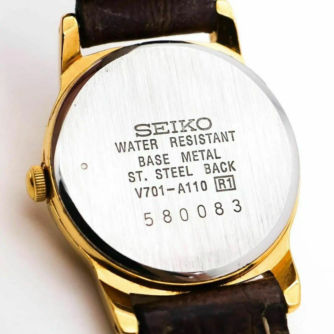 SEIKO(セイコー)の《美品》SEIKO 腕時計 ゴールド レディース ヴィンテージ ブレスレット v レディースのファッション小物(腕時計)の商品写真