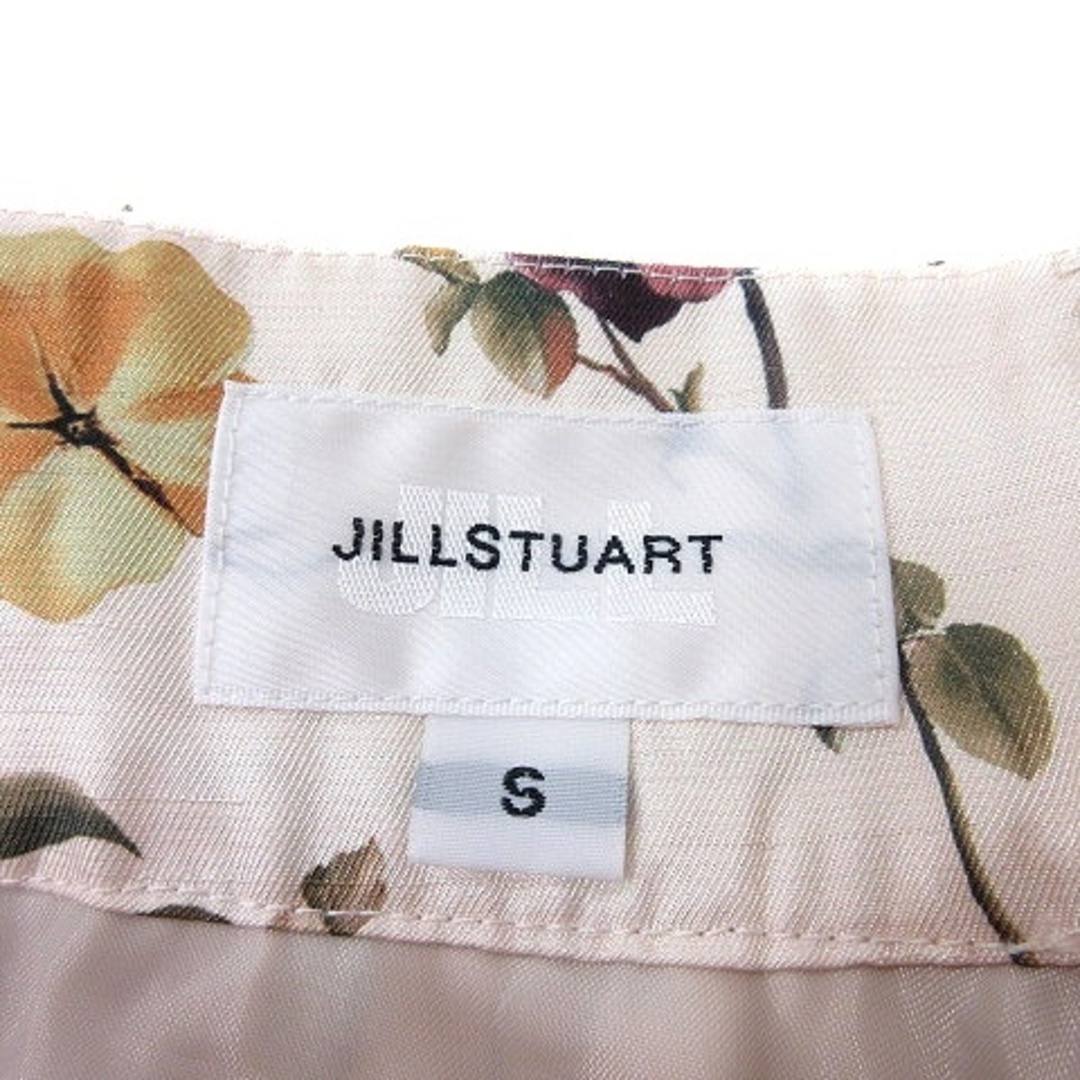 JILL by JILLSTUART(ジルバイジルスチュアート)のジルバイジルスチュアート フレアスカート ミモレ ロング 花柄 S 白 レディースのスカート(ロングスカート)の商品写真