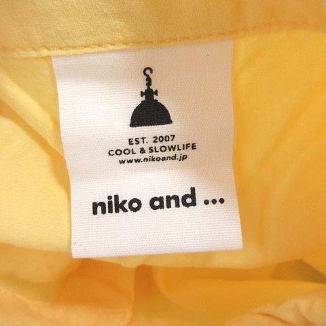 niko and...(ニコアンド)のニコアンド Niko and.. シャツ 半袖 ロールアップ 4 黃 イエロー メンズのトップス(シャツ)の商品写真