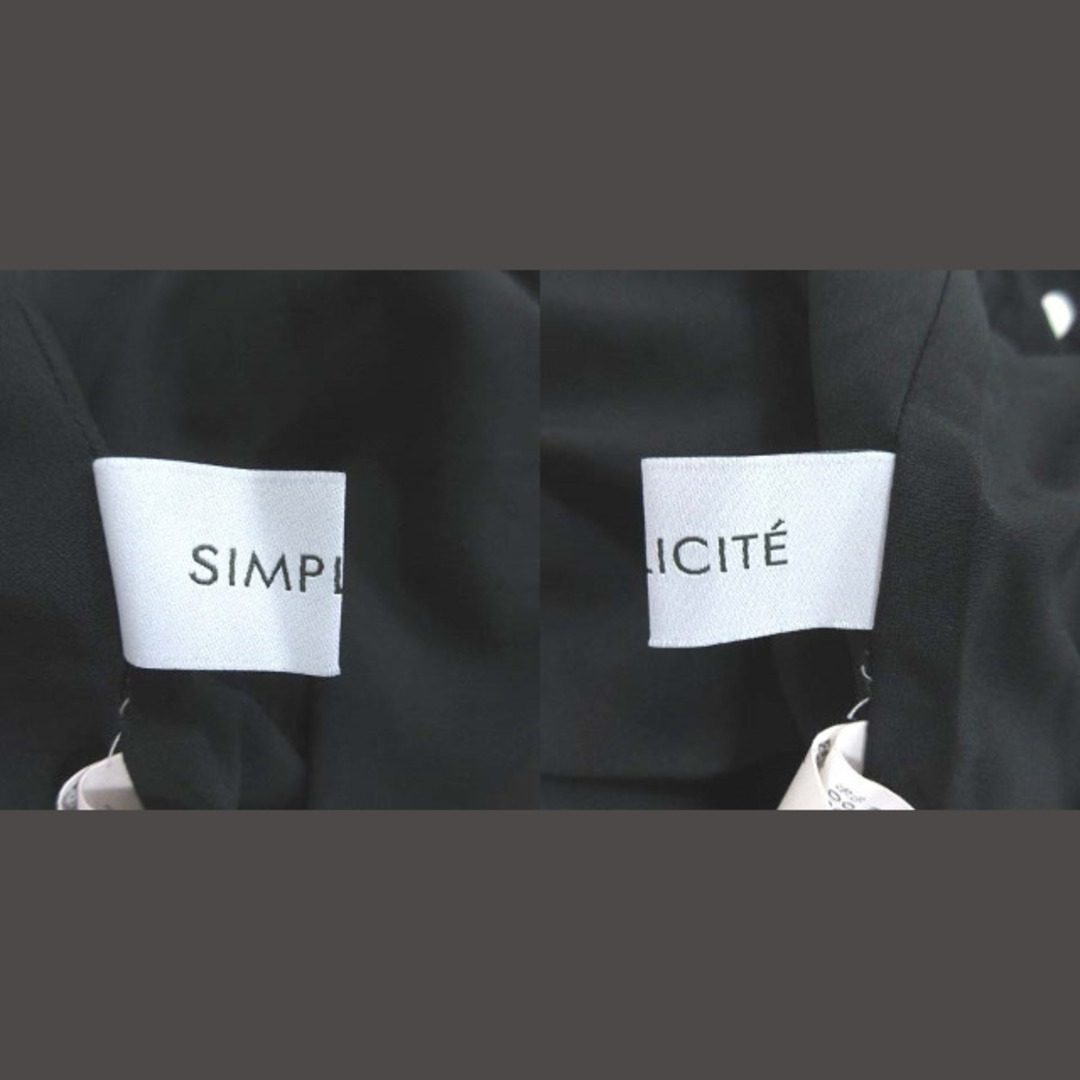 Simplicite(シンプリシテェ)のシンプリシテェ パンツ イージーパンツ ロング ドット F 黒 ブラック レディースのパンツ(その他)の商品写真