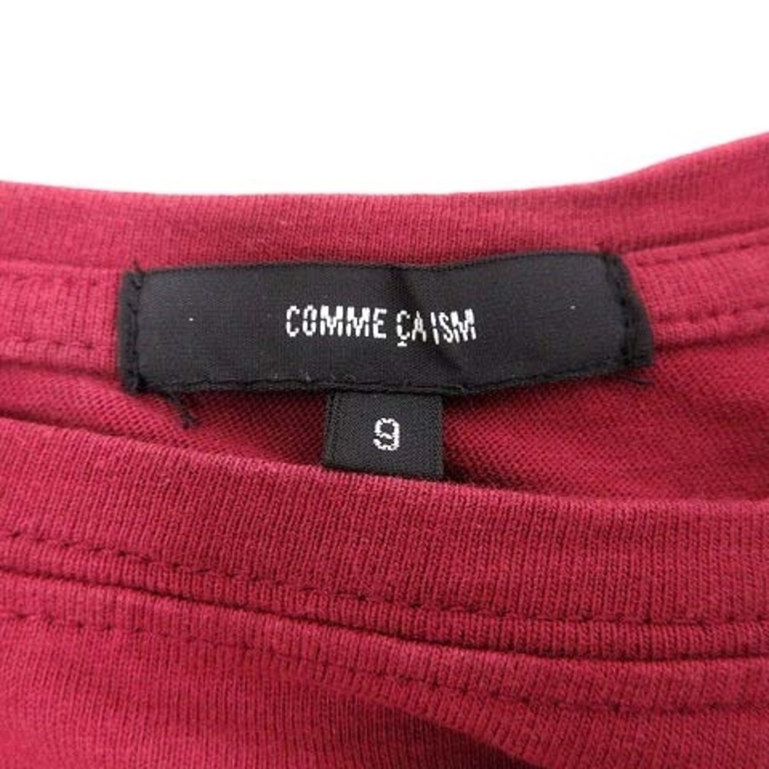 COMME CA ISM(コムサイズム)のCOMME CA ISM Tシャツ カットソー 半袖 9 赤 レッド /YK レディースのトップス(Tシャツ(半袖/袖なし))の商品写真