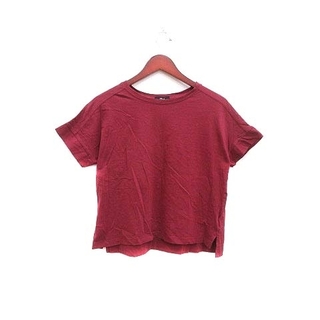 コムサイズム(COMME CA ISM)のCOMME CA ISM Tシャツ カットソー 半袖 9 赤 レッド /YK(Tシャツ(半袖/袖なし))