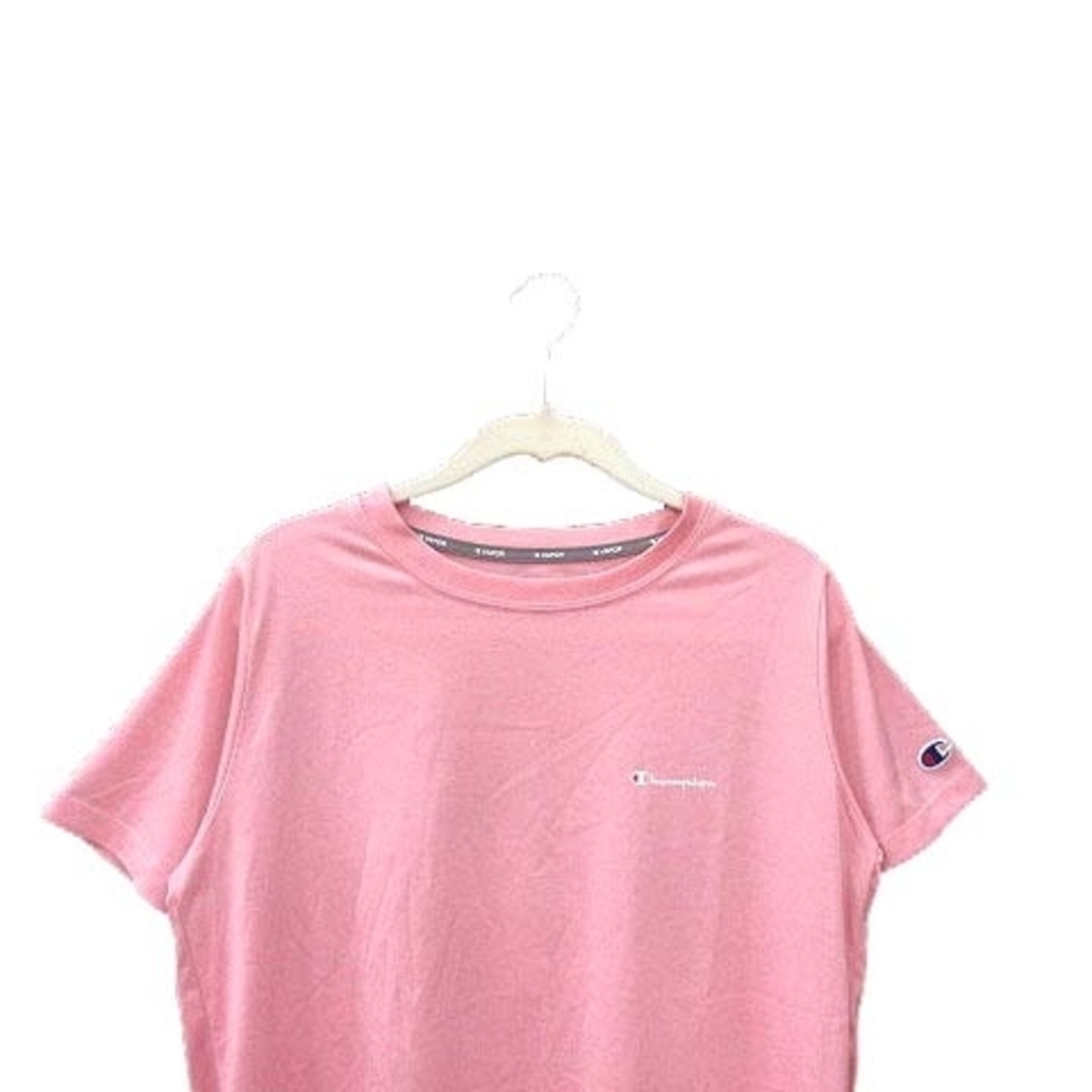 Champion(チャンピオン)のCHAMPION Tシャツ カットソー ワンポイント 半袖 L ピンク /YK レディースのトップス(Tシャツ(半袖/袖なし))の商品写真