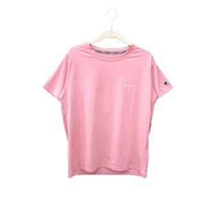 Champion - CHAMPION Tシャツ カットソー ワンポイント 半袖 L ピンク /YK