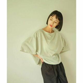 パルグループアウトレット(PAL GROUP OUTLET)の【ミント】【earthy_】シアークロップドトップス(カットソー(長袖/七分))