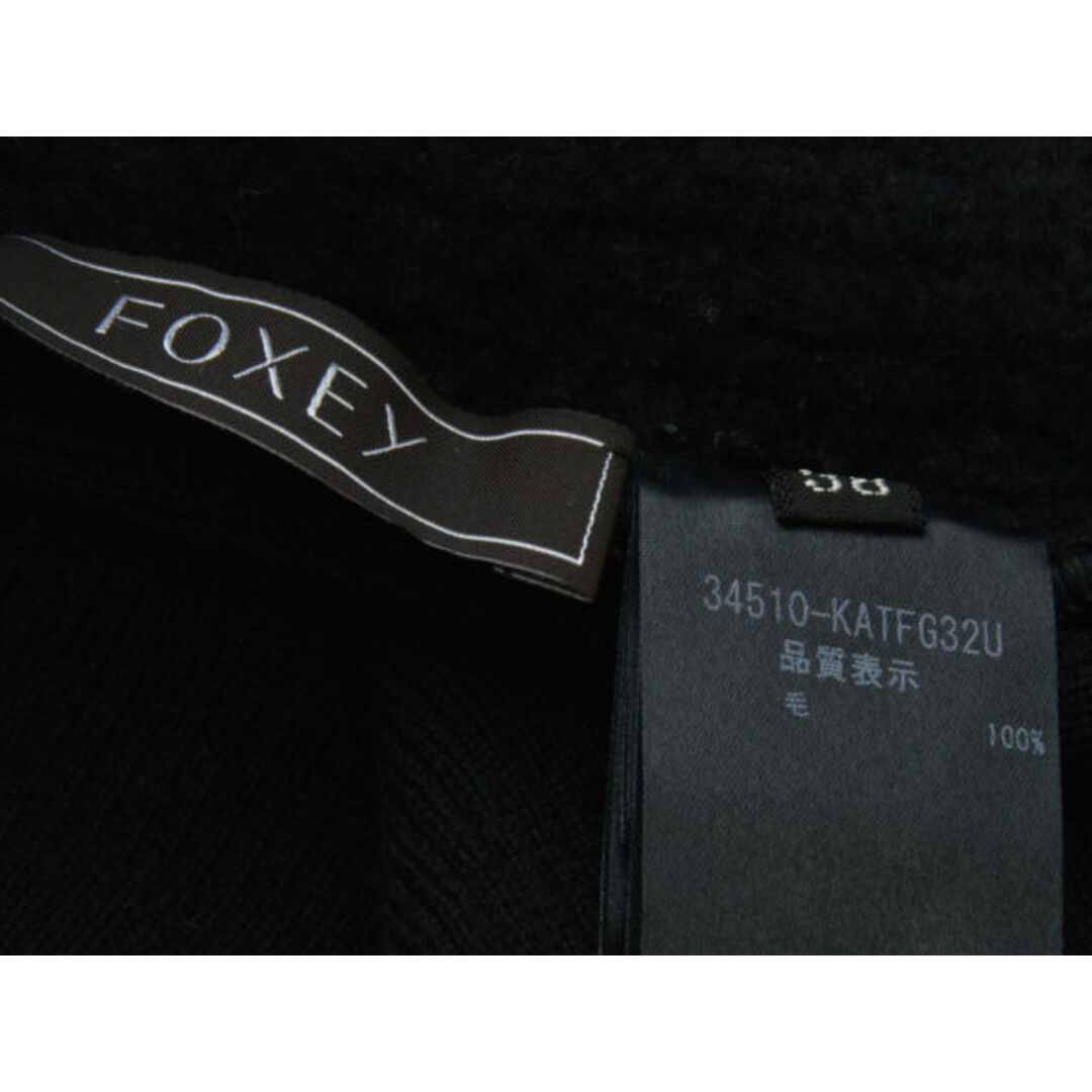 FOXEY(フォクシー)のフォクシー FOXEY ニットセーター ウール 38サイズ ブラック レディース F-M11962 レディースのトップス(ニット/セーター)の商品写真