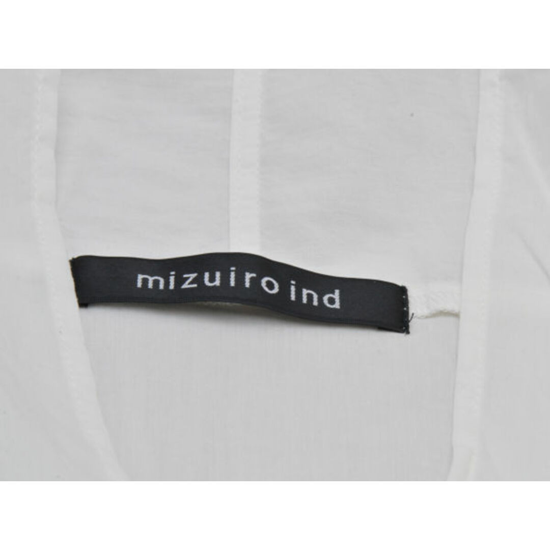 mizuiro ind(ミズイロインド)のミズイロインド mizuiro ind シャツ/ブラウス ホワイト レディース j_p F-M12121 レディースのトップス(シャツ/ブラウス(半袖/袖なし))の商品写真