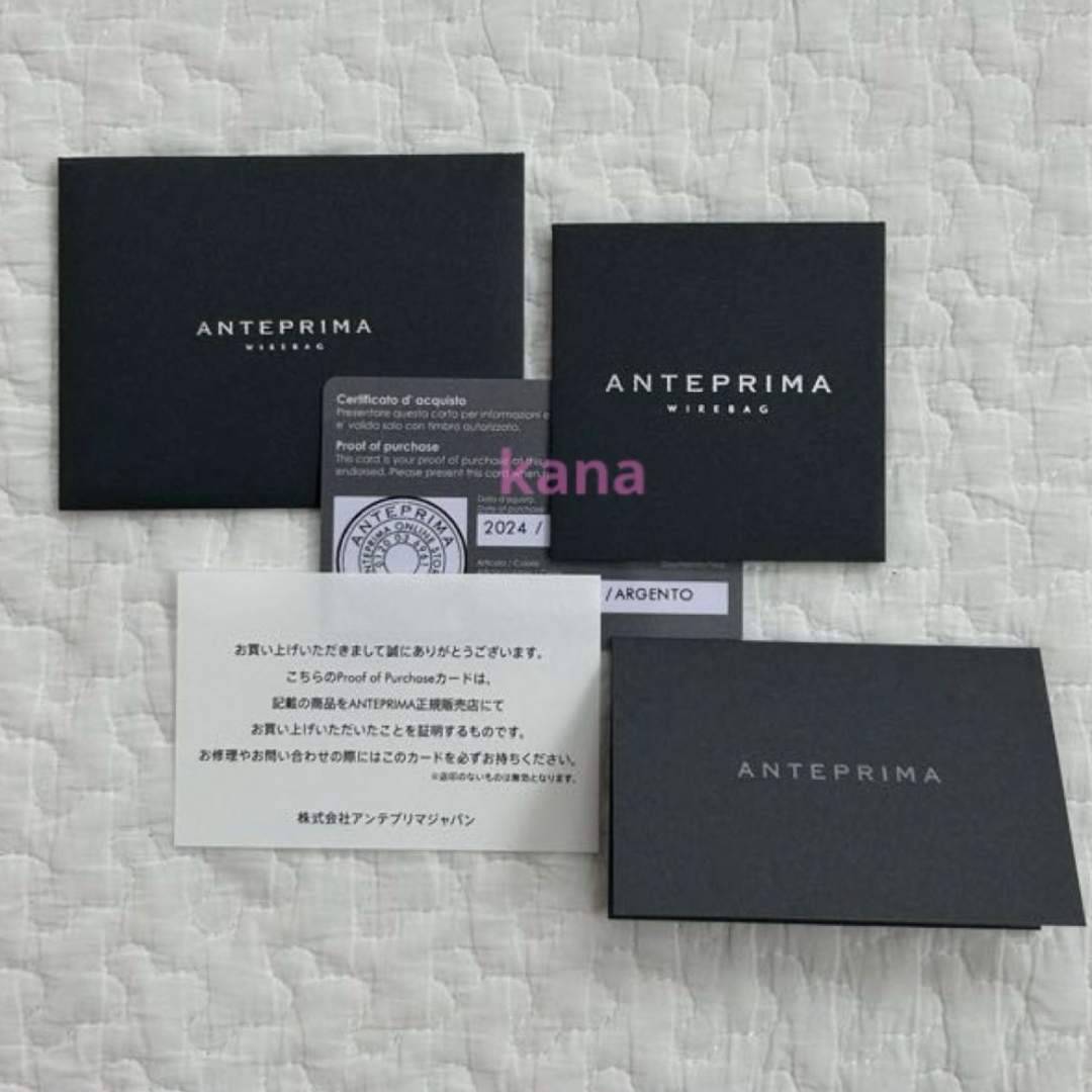 ANTEPRIMA(アンテプリマ)の【新品未使用】ANTEPRIMA アンテプリマ　ミニアトゥーラ　シルバー レディースのバッグ(ショルダーバッグ)の商品写真