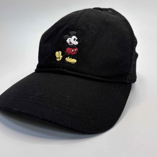 ユニクロ(UNIQLO)のユニクロ　ディズニーコラボ　 ミッキー　ブラック　メッシュ　キャップ(帽子)