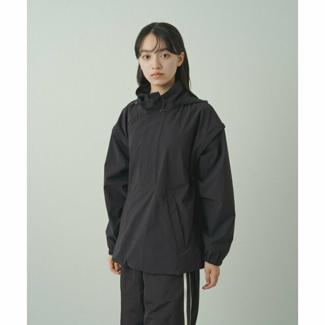 PAL GROUP OUTLET(パルグループアウトレット)の【ブラック】【earthy_】【撥水】キーピングセパレートアノラック レディースのジャケット/アウター(ブルゾン)の商品写真