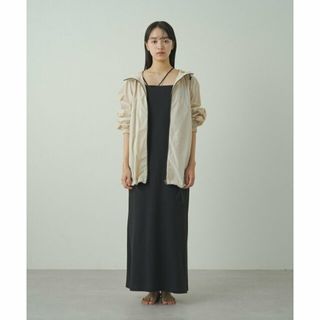 パルグループアウトレット(PAL GROUP OUTLET)の【ブラック】【earthy_】【吸水速乾/遮熱】スムースキャミワンピース(ロングワンピース/マキシワンピース)