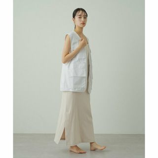 パルグループアウトレット(PAL GROUP OUTLET)の【アイボリー】【earthy_】【吸水速乾/遮熱】スムースキャミワンピース(ロングワンピース/マキシワンピース)