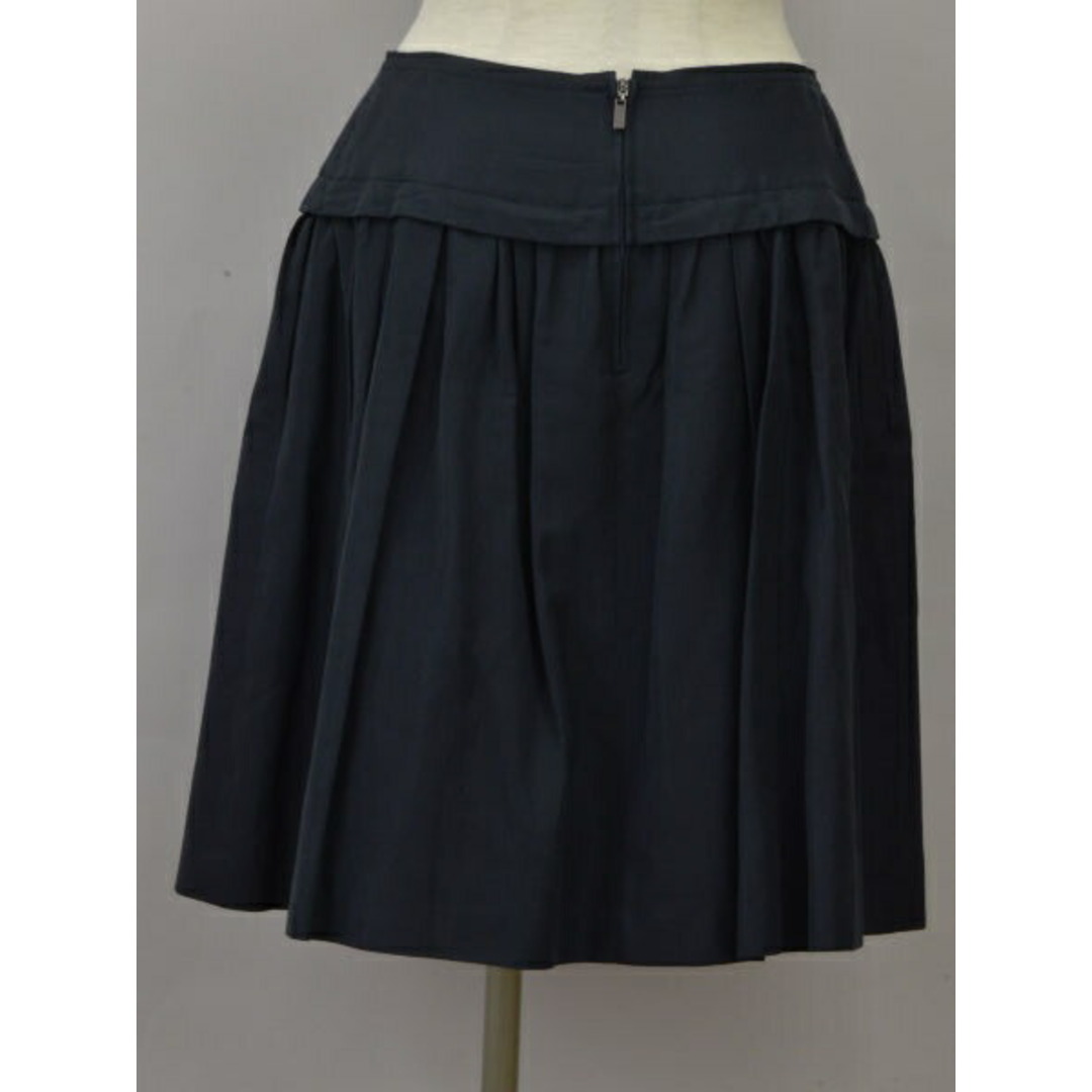 FOXEY(フォクシー)のフォクシー FOXEY コットンシルク スカート Skirt Blossom 40サイズ ネイビー レディース j_p F-M12237 レディースのスカート(ミニスカート)の商品写真